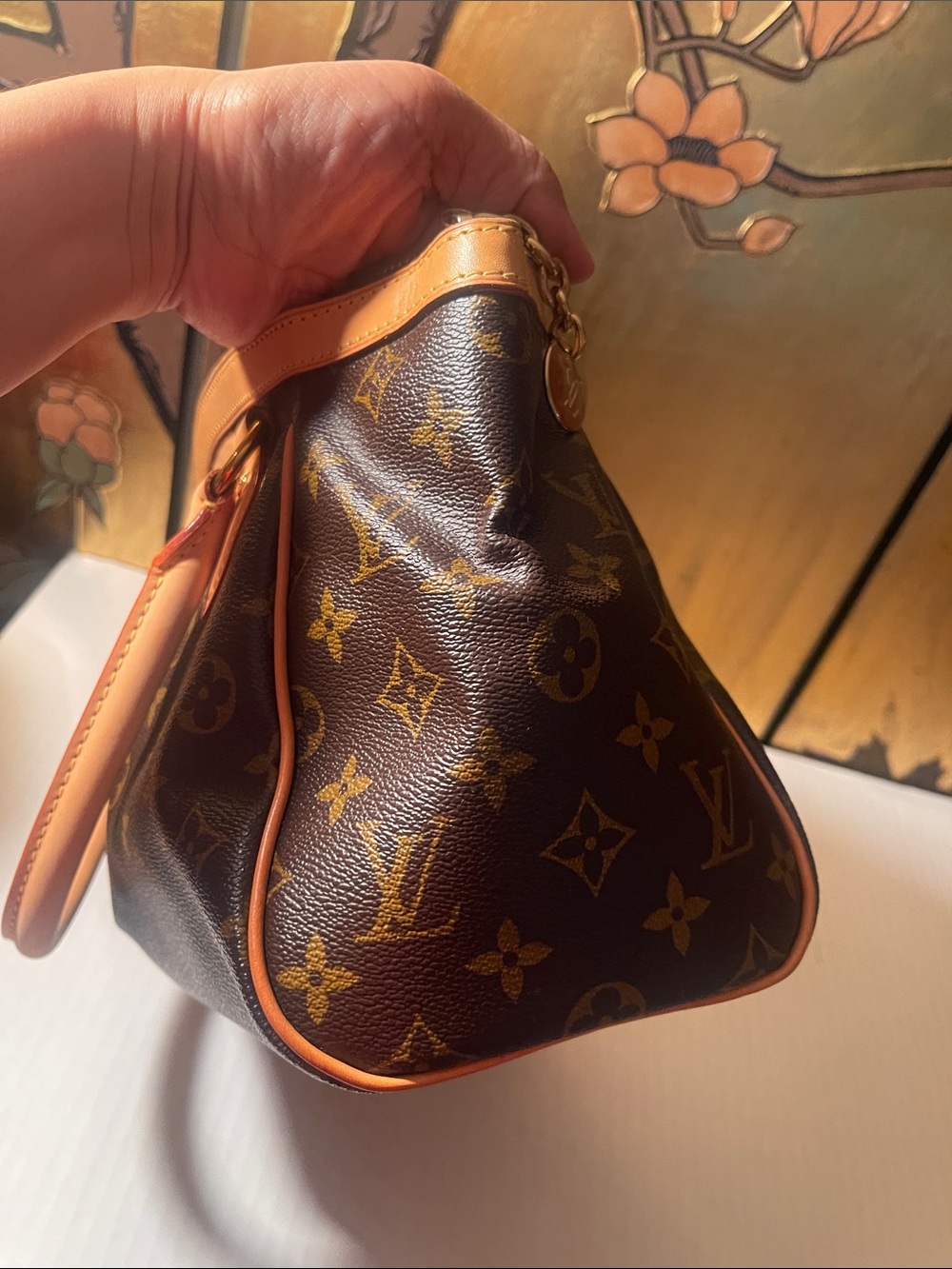 Louis Vuitton Brown Monogram Satchel with Natural Vachetta Trim - Picture 8 of 16